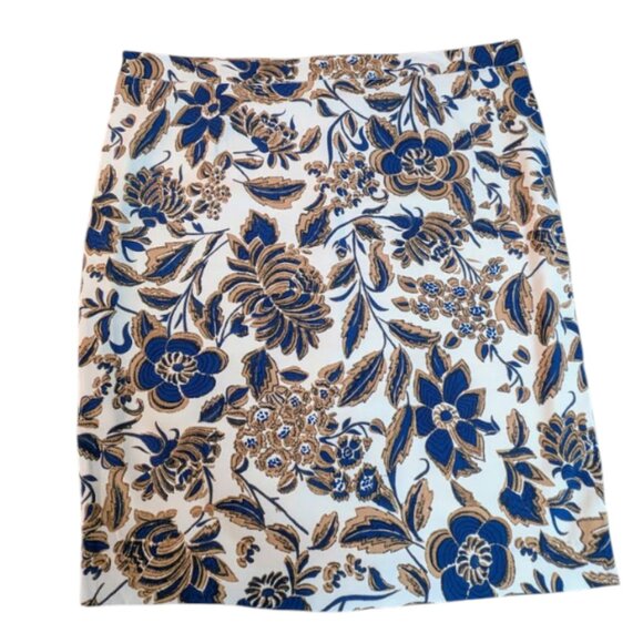 NWOT Cleo Women's Floral Pencil Skirt Multicolor Print Lined Size 16 - Picture 1 of 6